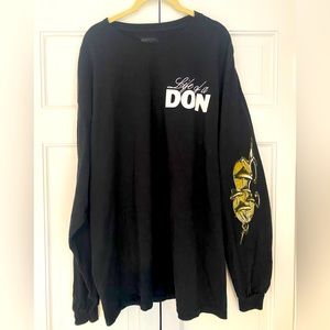 Don Toliver Life of a Don Black Longsleeve T-Shirt size 2X-L